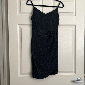 Zalalus brand black sparkling party dress